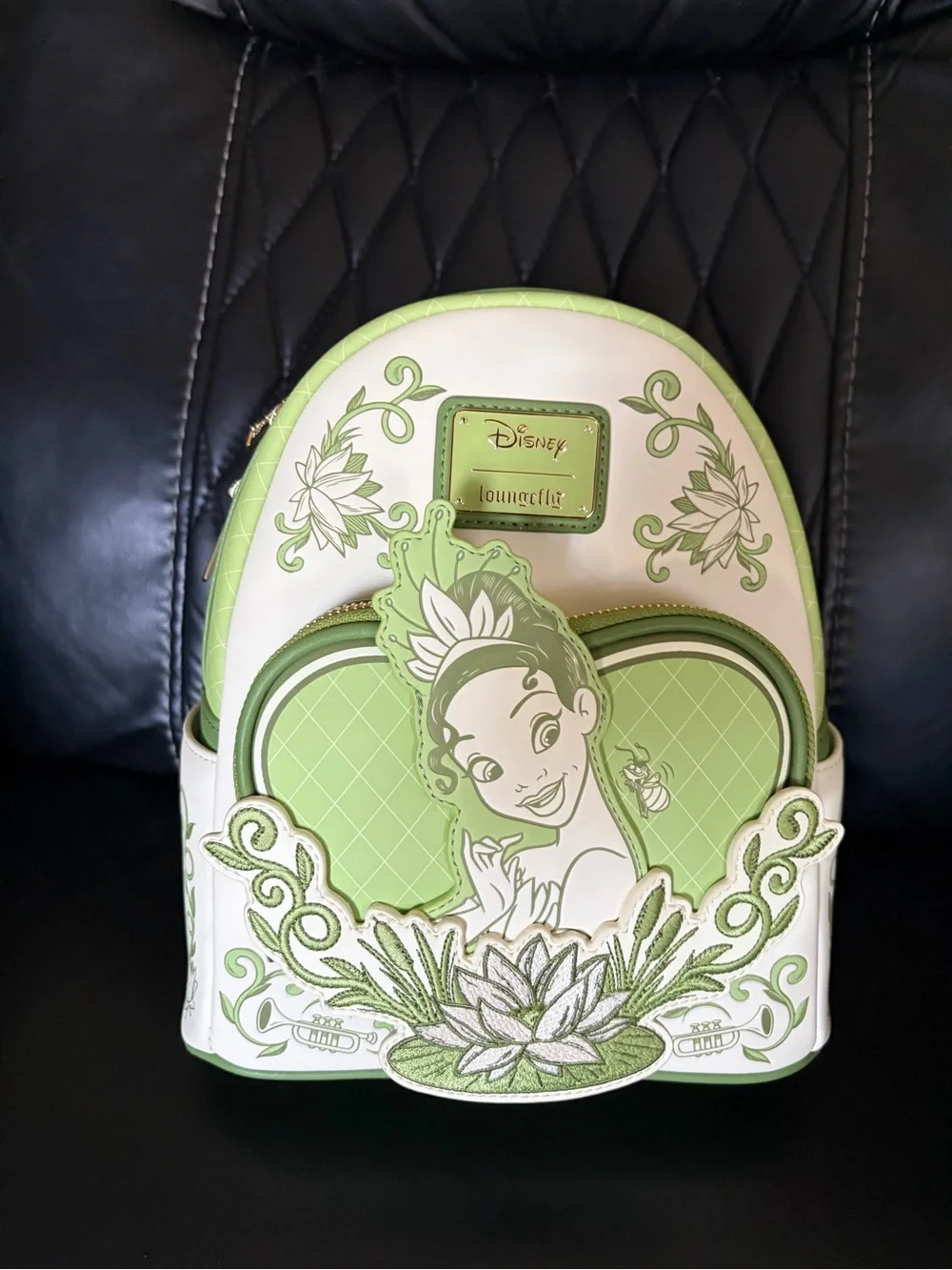 Loungefly Disney Tiana Mini Backpack - Light Green & White